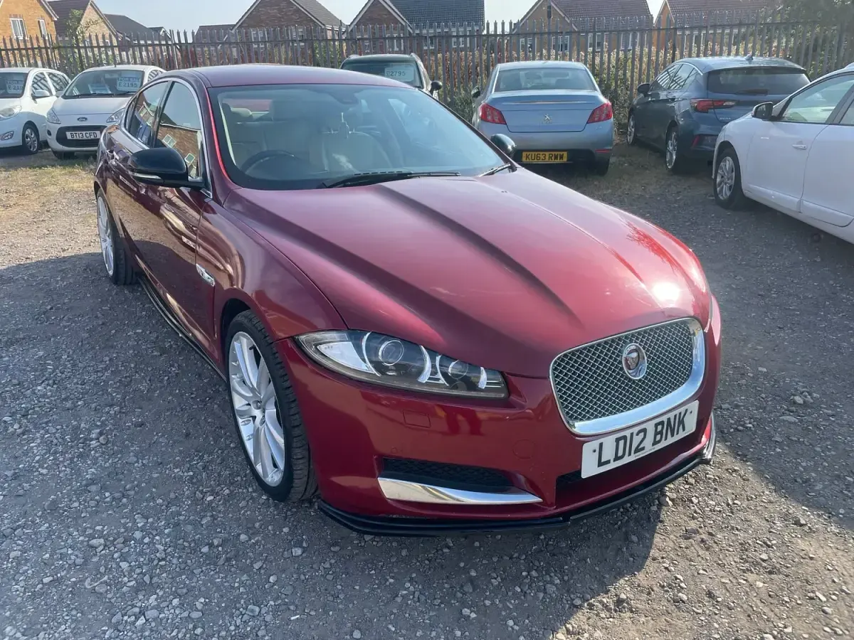 Used Jaguar XF Luxury 2012 Red Sedan