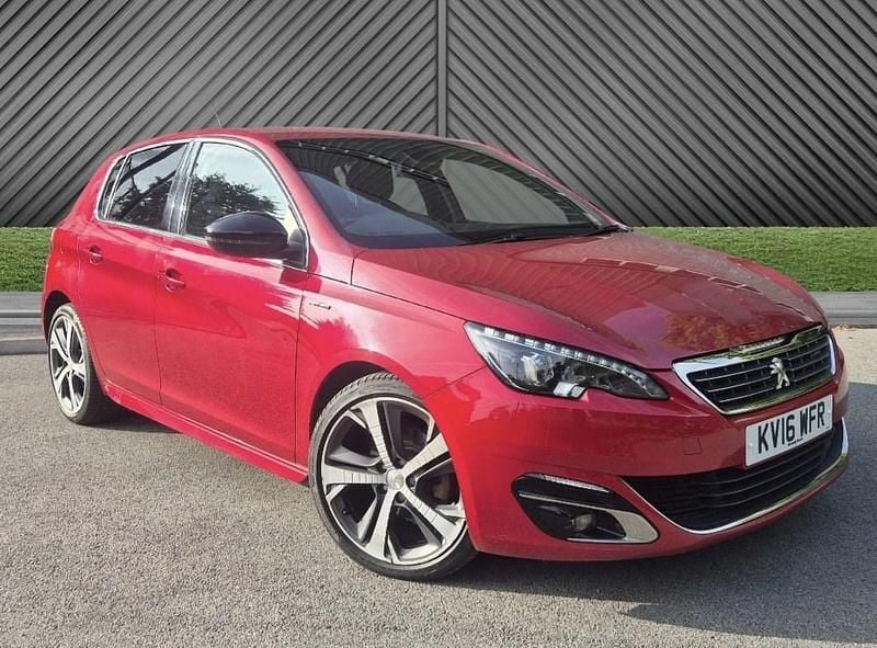 Red Used 2016 Peugeot 308 GT-line Hatchback | £5,195 (Good price) - Image 1/4