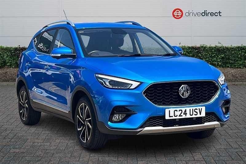 Metallic battersea blue Used 2024 MG ZS Exclusive Sedan | £14,840 (Fair price) - Image 1/4