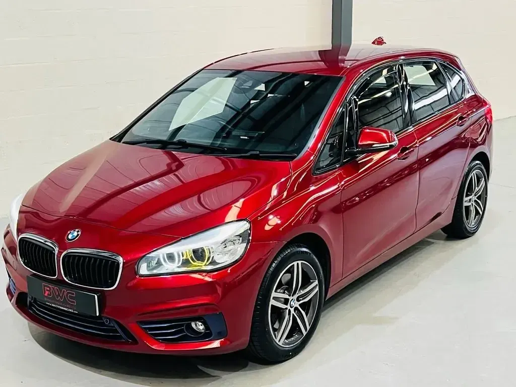Used BMW 218 Sport Line 136 HP (100 kW) 2014 Red Coupe