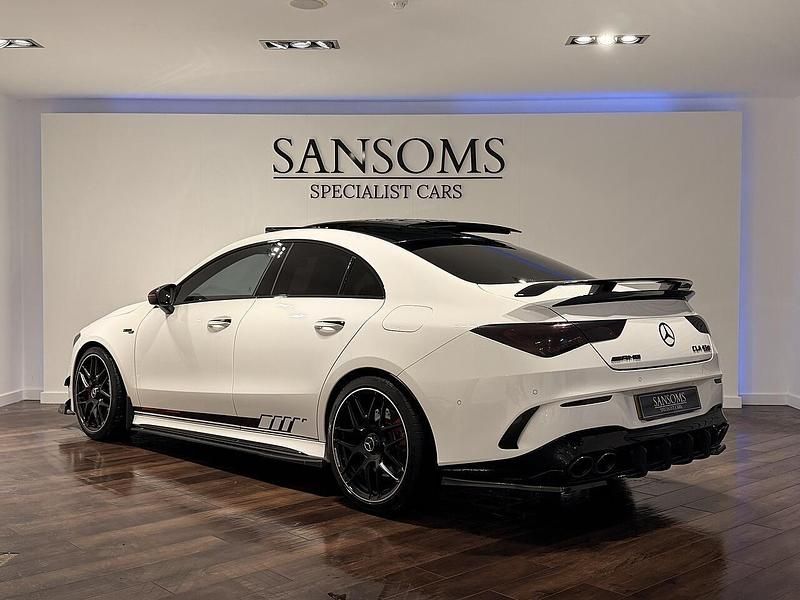 Used Mercedes CLA45 AMG AMG 421 HP (309 kW) 2021 White Coupe