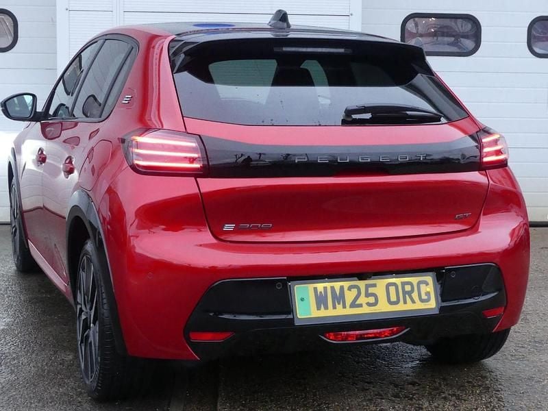 Used Peugeot e-208 GT 113 kW (154 HP) 2025 Red Hatchback