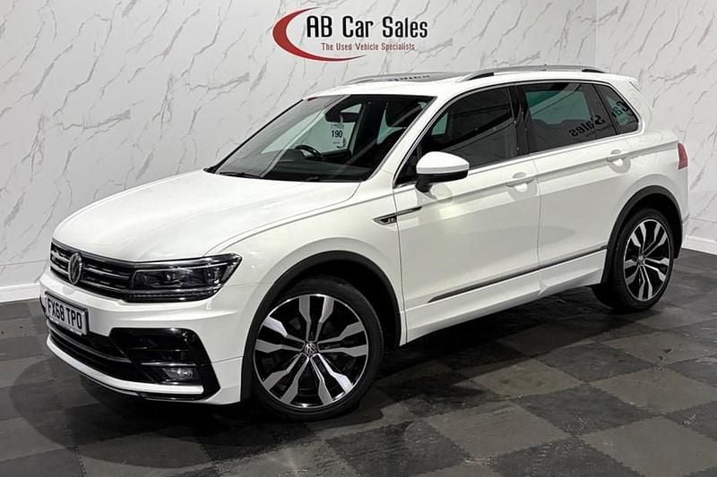 Used VW Tiguan R-line 150 HP (110 kW) 2018 White SUV