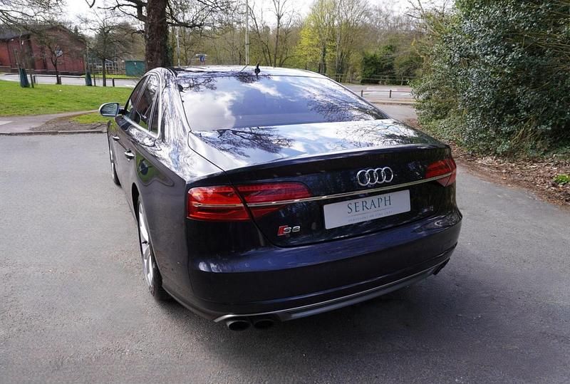 Used Audi S8 Comfort 2017 Blue Sedan
