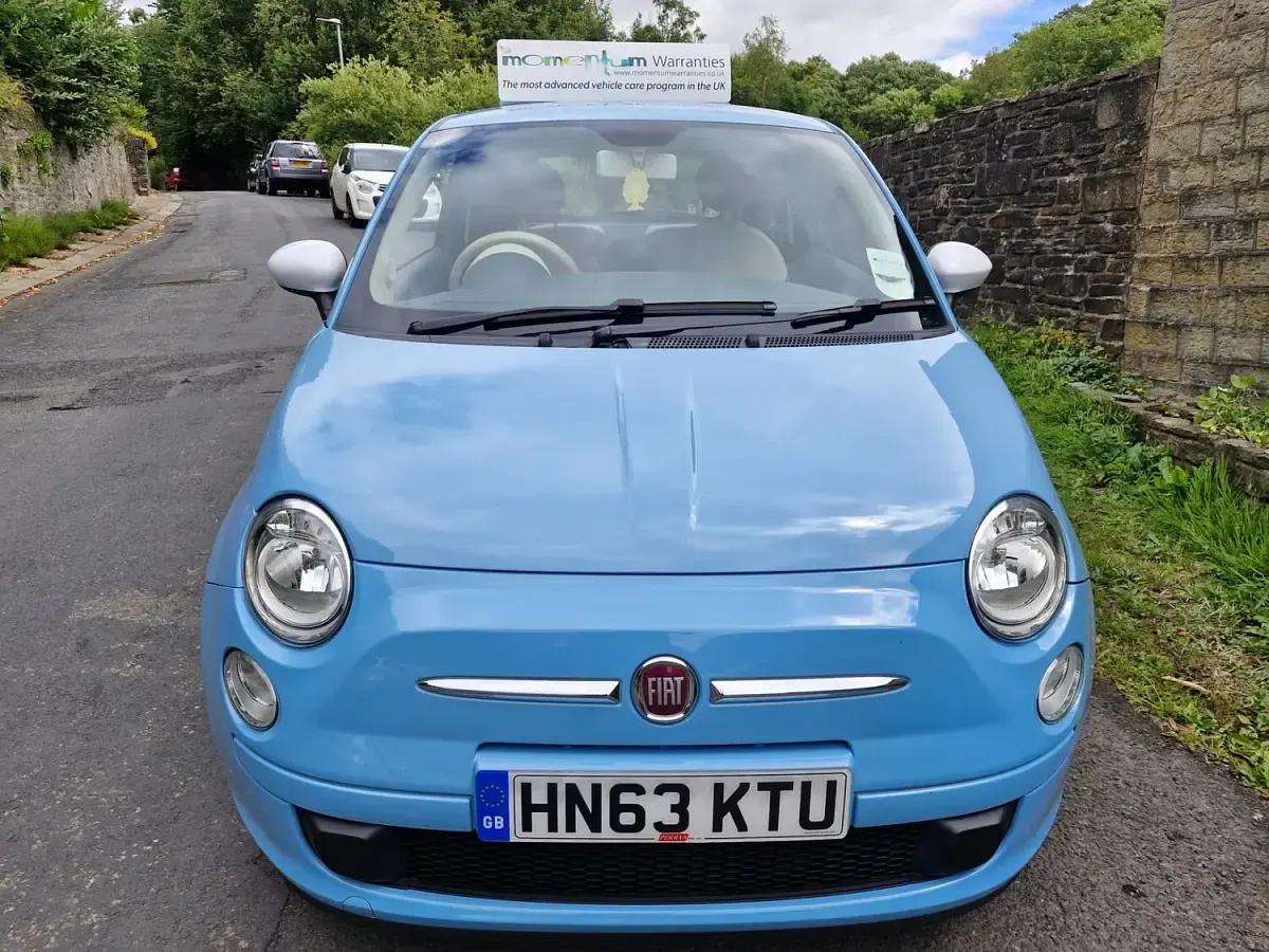 Used Fiat 500 69 HP (50 kW) 2013 Blue Hatchback