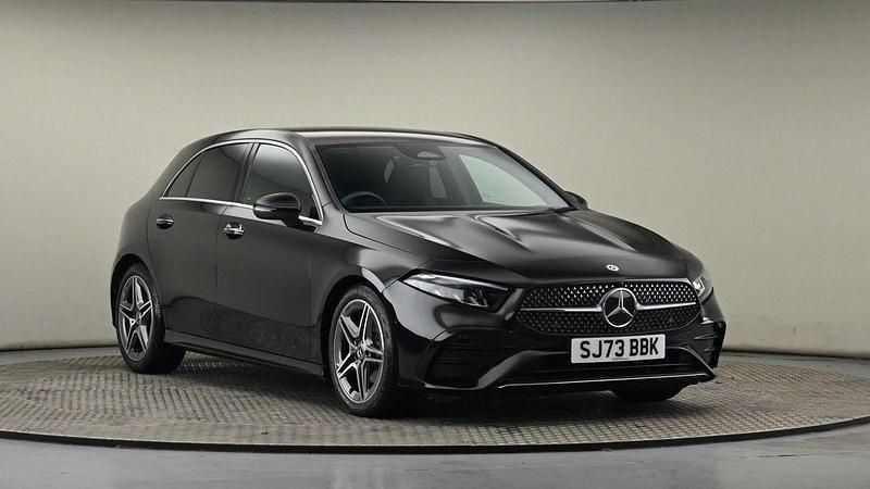 Cosmos black metallic finish Used 2023 Mercedes A180 Executive Hatchback | £24,100 (Fair price) - Image 1/2