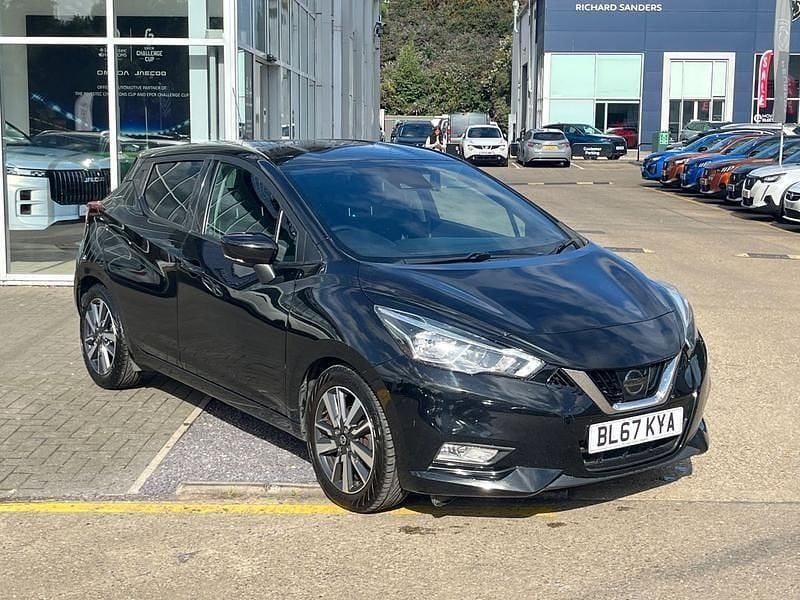 Black Used 2017 Nissan Micra N-Connecta Hatchback | £7,295 (Fair price) - Image 1/4