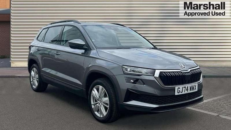 Grey New 2024 Skoda Karoq SE Drive SUV | £24,290 (Super price) - Image 1/4