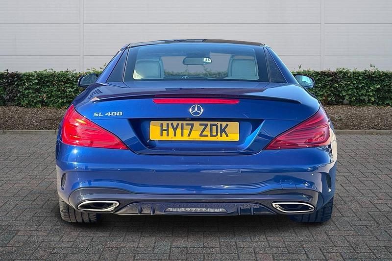 Used Mercedes SL400 AMG line 2017 Blue Cabriolet