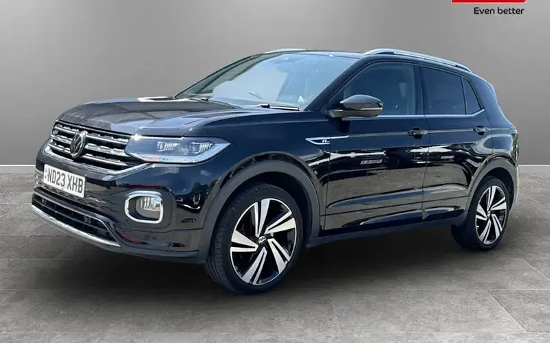 Used VW T-Cross R-line 110 HP (80 kW) 2023 Black SUV