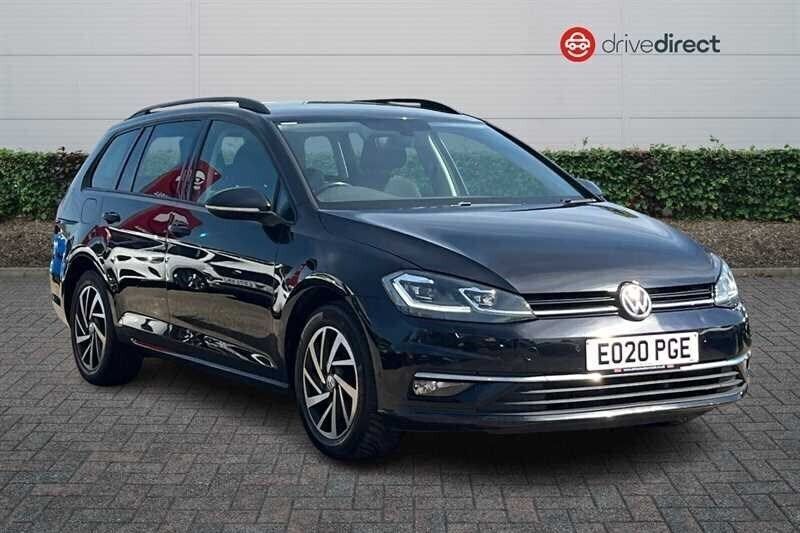 Black Used 2020 VW Golf VII Edition Estate | £12,898 (Fair price) - Image 1/4