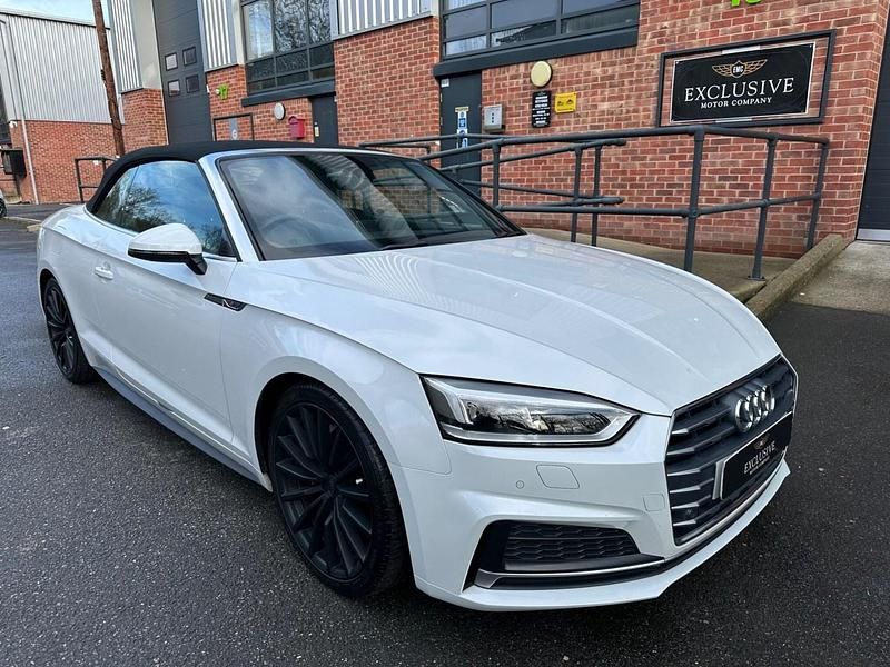 White Used 2017 Audi A5 Cabriolet S-Line Cabriolet | £14,995 (Fair price) - Image 1/4