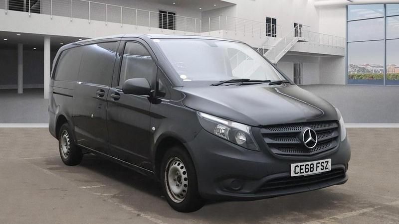 Black Used 2018 Mercedes Vito Van | £8,995 (Fair price) - Image 1/4