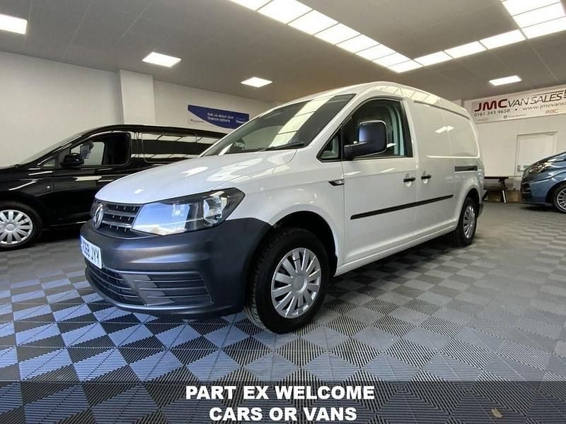 Begagnad VW Caddy Startline 2018 Vit Minibuss
