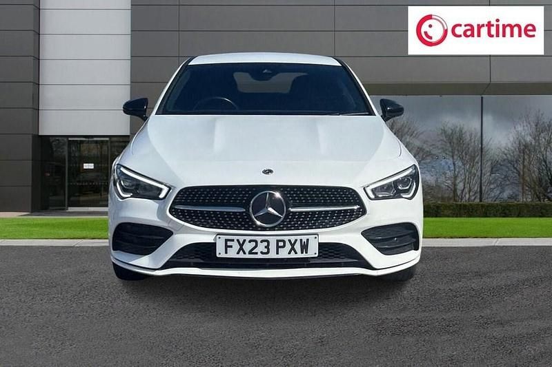 Used Mercedes CLA250e AMG Line Premium 2023 White Sedan
