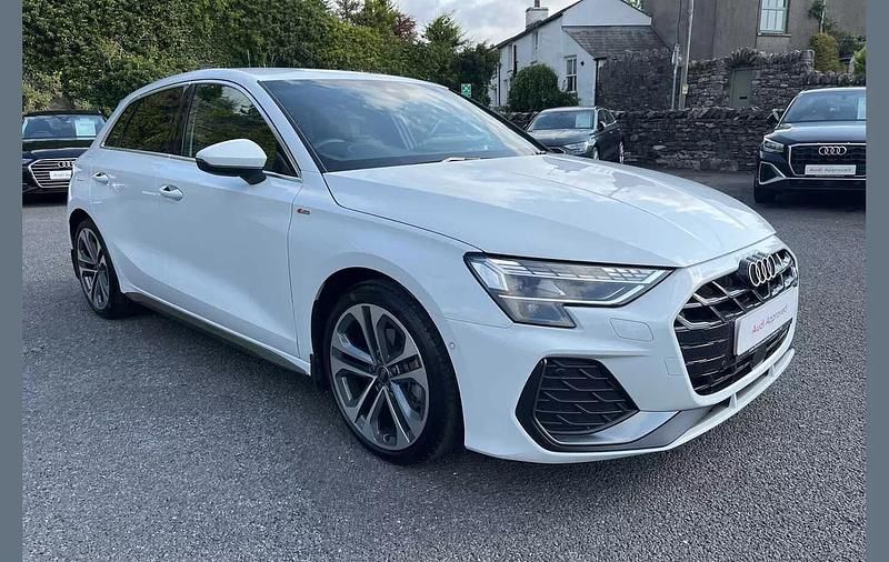 White Used 2025 Audi A3 S-Line Hatchback | £28,495 (A bit pricey) - Image 1/4