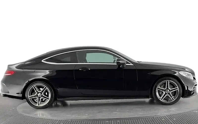 Used Mercedes C300 AMG line 245 HP (180 kW) 2020 Black Coupe