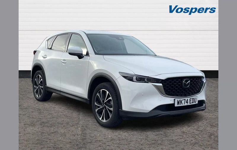 White Used 2024 Mazda CX-5 Exclusive-Line SUV | £28,990 (A bit pricey) - Image 1/3