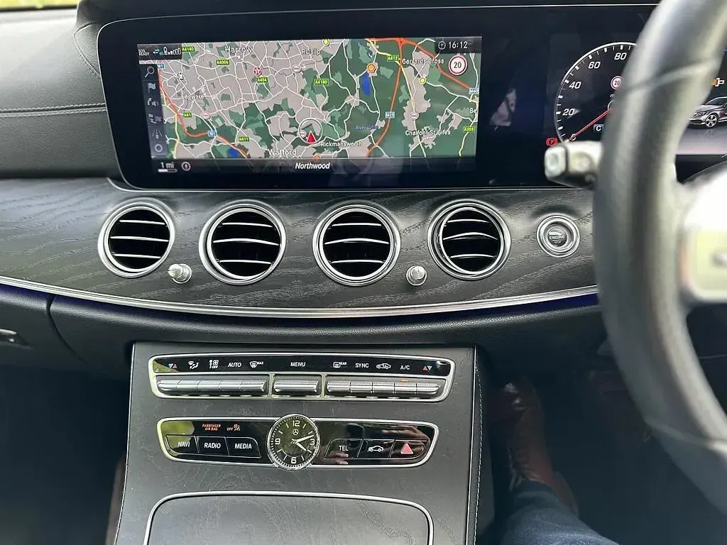 Used Mercedes E300 AMG line 2019 Blue Sedan