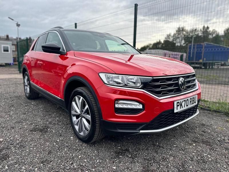 Used VW T-Roc Design 115 HP (84 kW) 2020 Red SUV