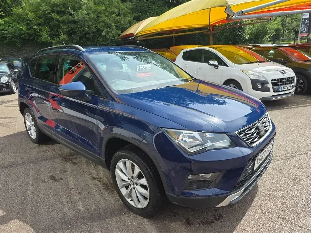 Used Seat Ateca Ecomotive 115 HP (84 kW) 2017 Blue SUV