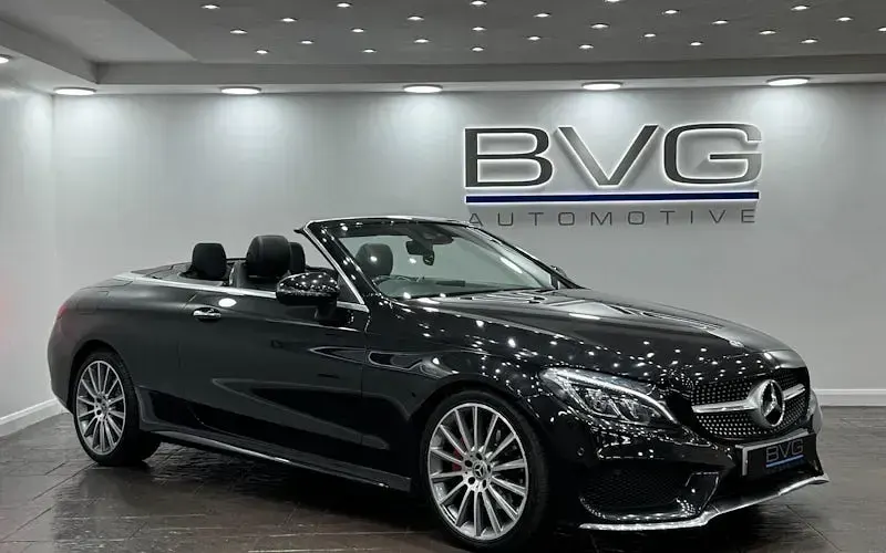 Second-hand Mercedes C220 AMG line 170 CP (125 kW) 2018 Cabrio