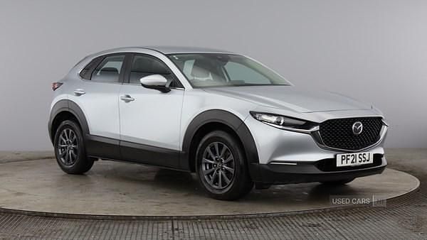 Silver Used 2021 Mazda CX-30 SUV | £12,995 (Fair price) - Image 1/3