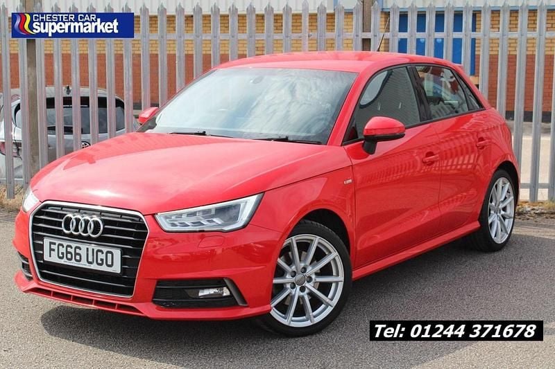 Red Used 2016 Audi A1 Sportback S-Line Hatchback | £10,450 (Fair price) - Image 1/3