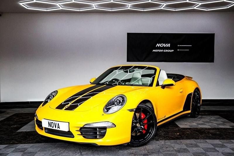 Used Porsche 911 Carrera 4S Cabriolet 400 HP (294 kW) 2014 Yellow Cabriolet