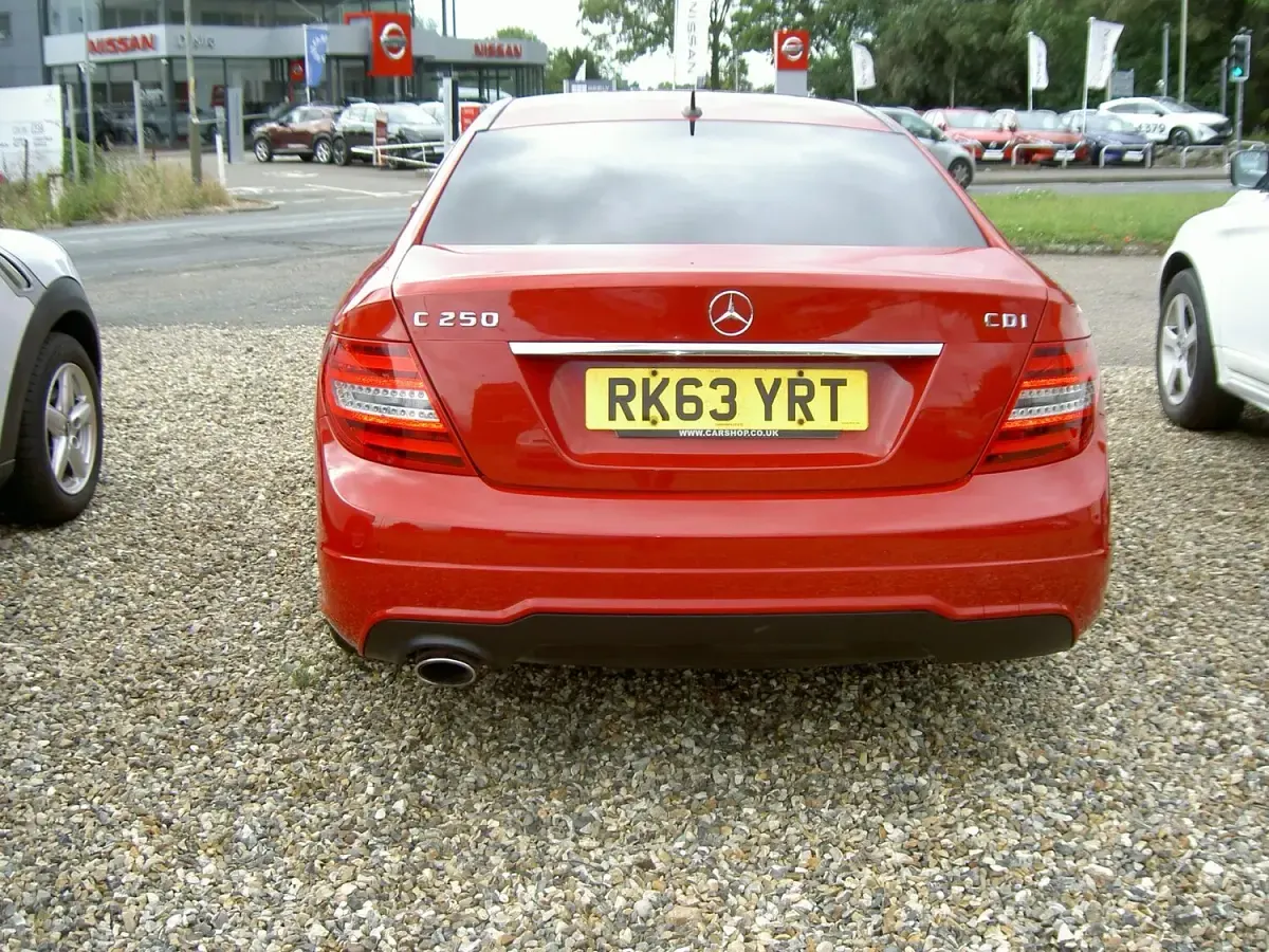 Used Mercedes C250 AMG 2013 Red Coupe