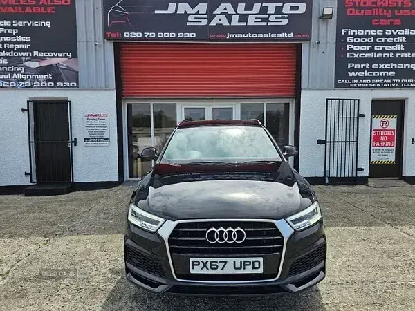 Used Audi Q3 S-Line 150 HP (110 kW) 2017 Black SUV