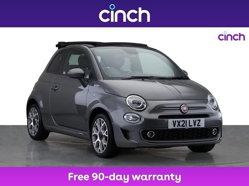 Grey Used 2021 Fiat 500C Sport Cabriolet | £12,099 (A bit pricey) - Image 1/3