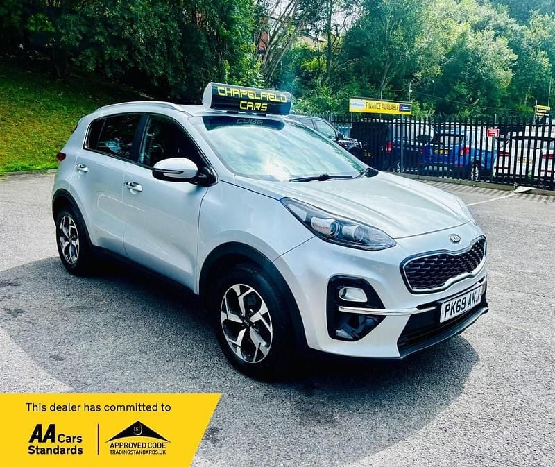 Silver Used 2019 Kia Sportage 2 SUV | £12,200 (Good price) - Image 1/3