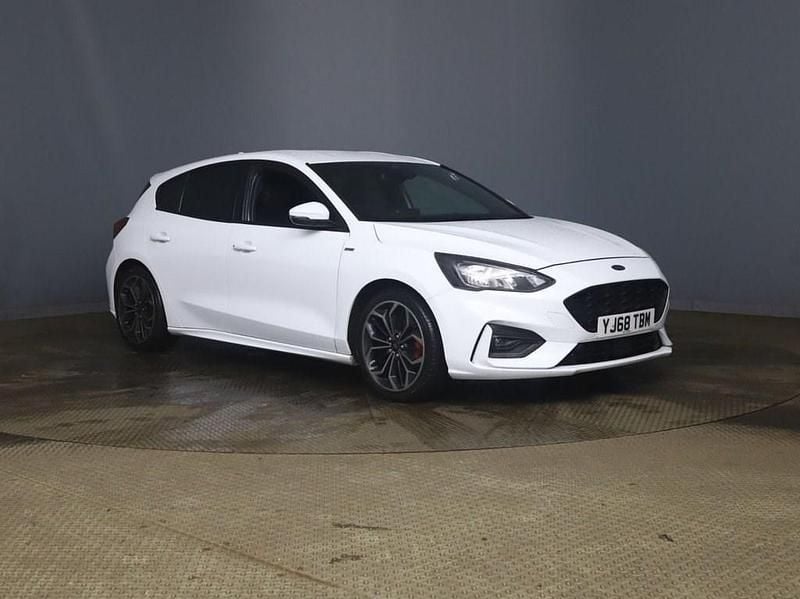 White Used 2019 Ford Focus ST-Line X Hatchback | £8,999 (Super price) - Image 1/4