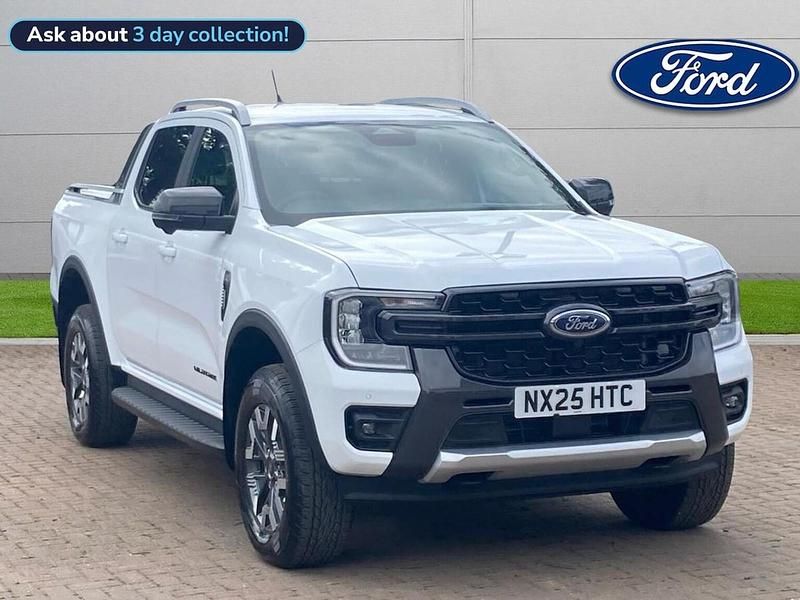 White New 2025 Ford Ranger Wildtrack Pickup | £42,790 (Fair price) - Image 1/4