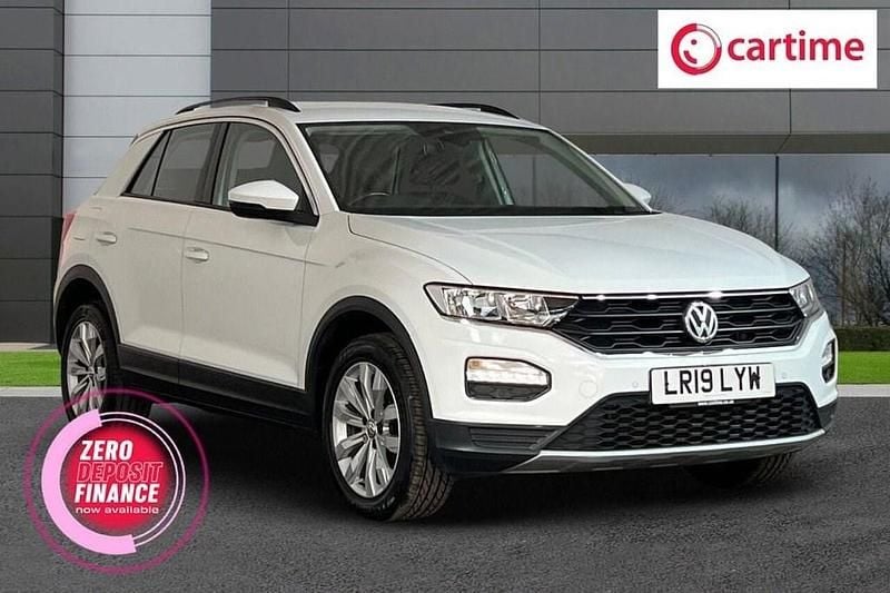 White Used 2019 VW T-Roc SE SUV | £13,369 (Good price) - Image 1/4