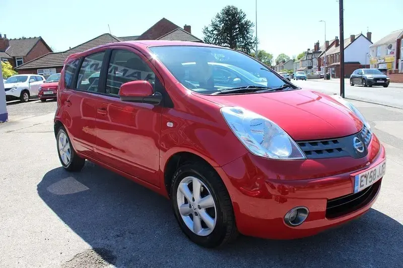 Używany Nissan Note Acenta 2008 Czerwony Hatchback