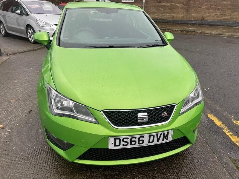 Used Seat Ibiza FR 90 HP (66 kW) 2016 Green Coupe