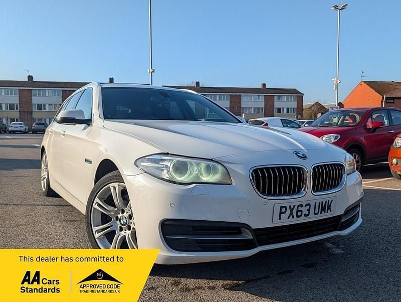 Used BMW 520 Comfort Edition 184 HP (135 kW) 2014 White Estate
