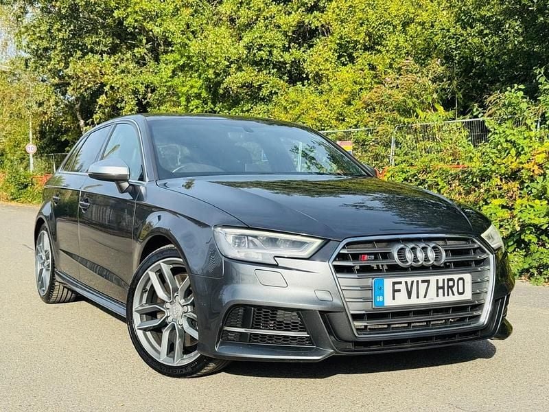 Grey Used 2017 Audi S3 Sportback Advanced Hatchback | £15,595 (Good price) - Image 1/4