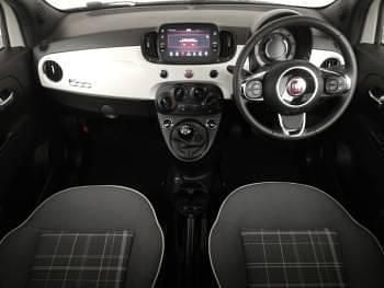 Used Fiat 500 Lounge 70 HP (51 kW) 2020 White Hatchback