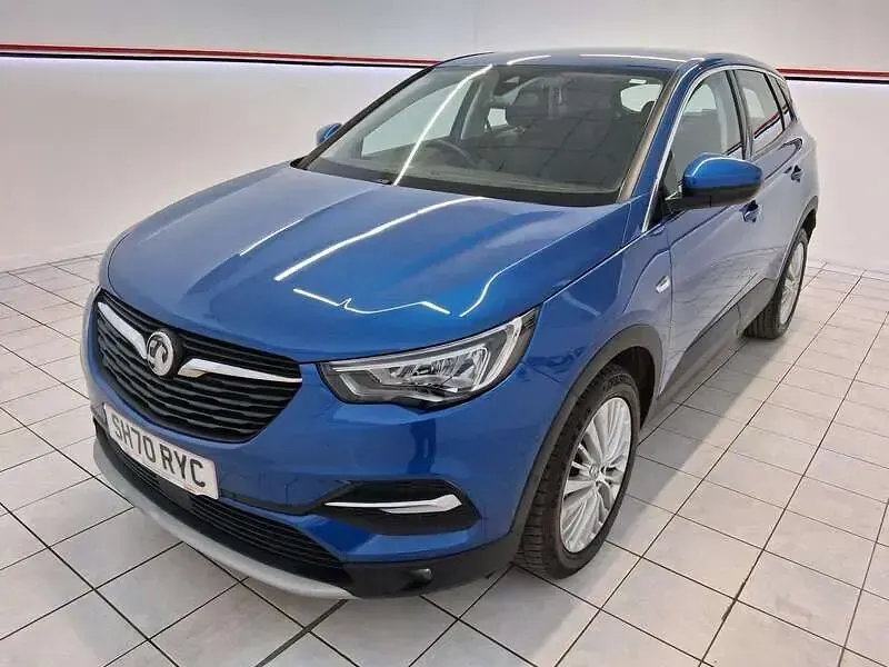 Used Vauxhall Grandland X Business Edition 130 HP (95 kW) 2020 Blue SUV
