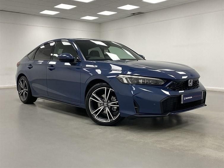 New Honda Civic Advance 2025 Blue Hatchback