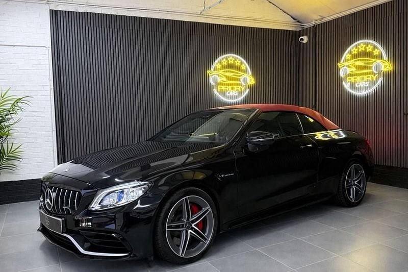 Used Mercedes C63S AMG Premium Plus 2019 Black Cabriolet