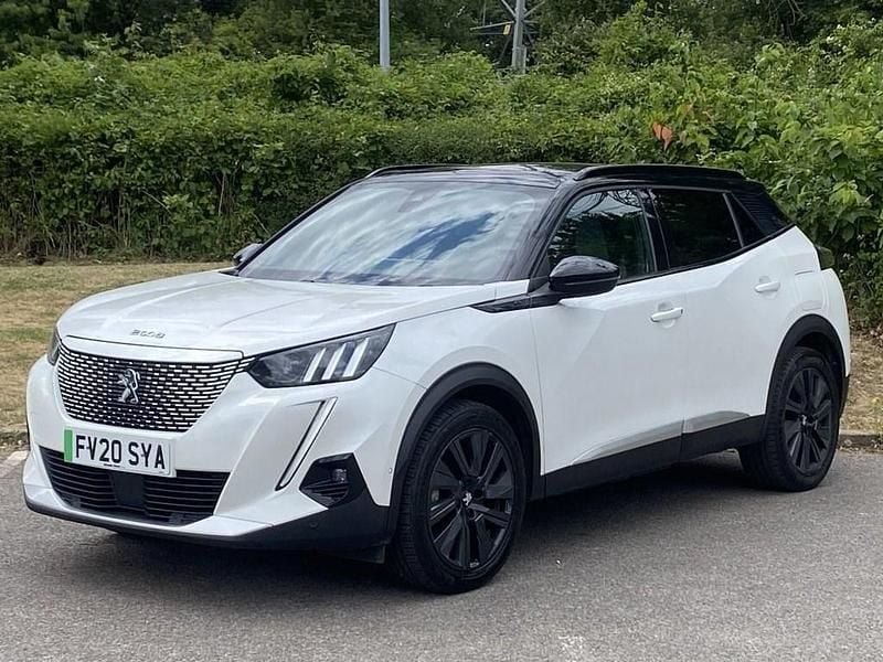 White Used 2020 Peugeot e-2008 GT SUV | £12,200 (Fair price) - Image 1/4