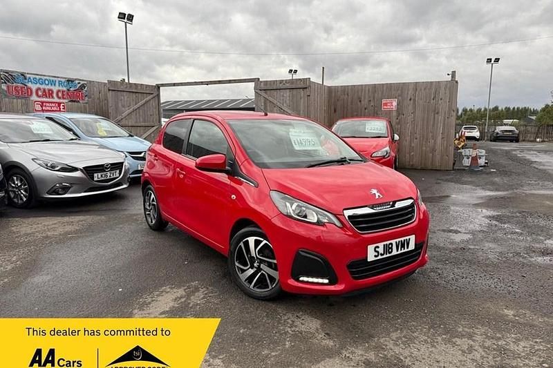 Red Used 2018 Peugeot 108 Active Hatchback | £4,995 (Good price) - Image 1/1