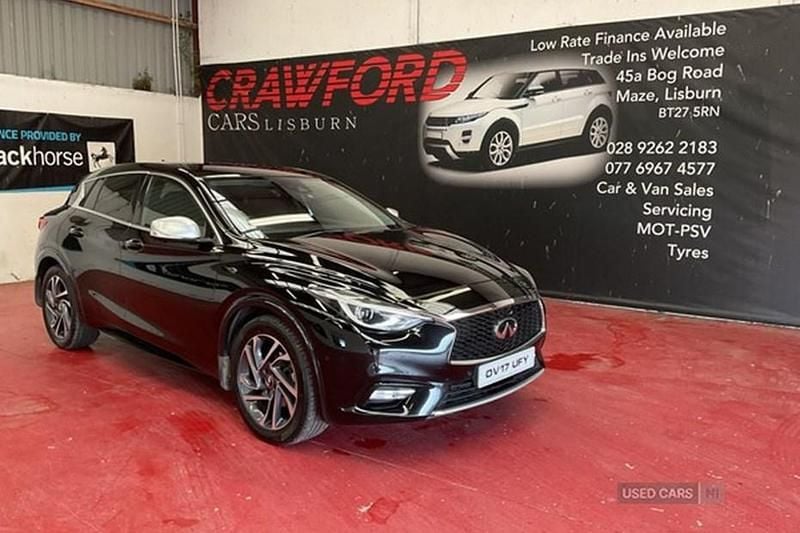 Black Used 2017 Infiniti Q30 Hatchback | £8,995 (Expensive) - Image 1/1