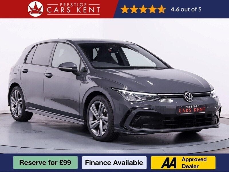 Grey Used 2021 VW Golf VIII R-line Hatchback | £20,168 (A bit pricey) - Image 1/4