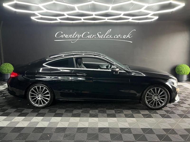 Black Used 2016 Mercedes C220 AMG line Coupe | £10,890 (Expensive) - Image 1/4