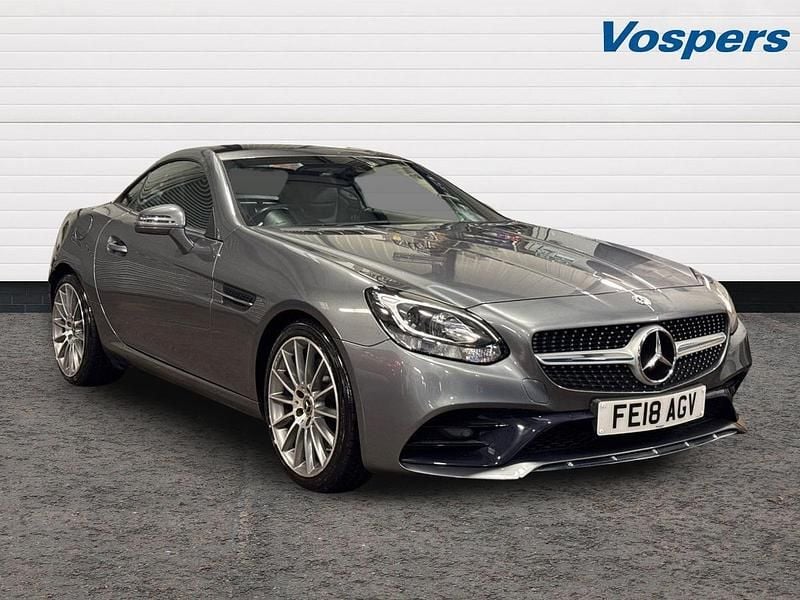 Grey Used 2018 Mercedes SLC200 AMG line Cabriolet | £18,995 (Good price) - Image 1/3
